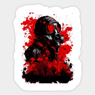 Gas mask Sticker